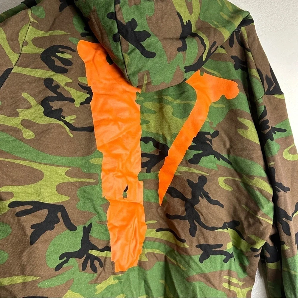 Vlone Friends Vintage Denim Crop Jacket Size XL